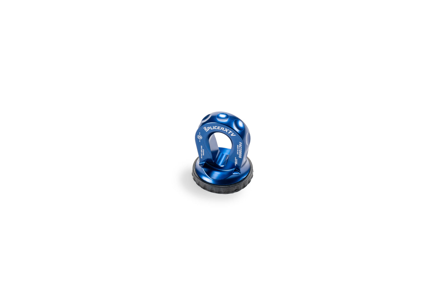 SPLICER XTV 3/16-1/4" SYNTHETIC ROPE SPLICE-ON SHACKLE MOUNT -- BLUE by Factor 55