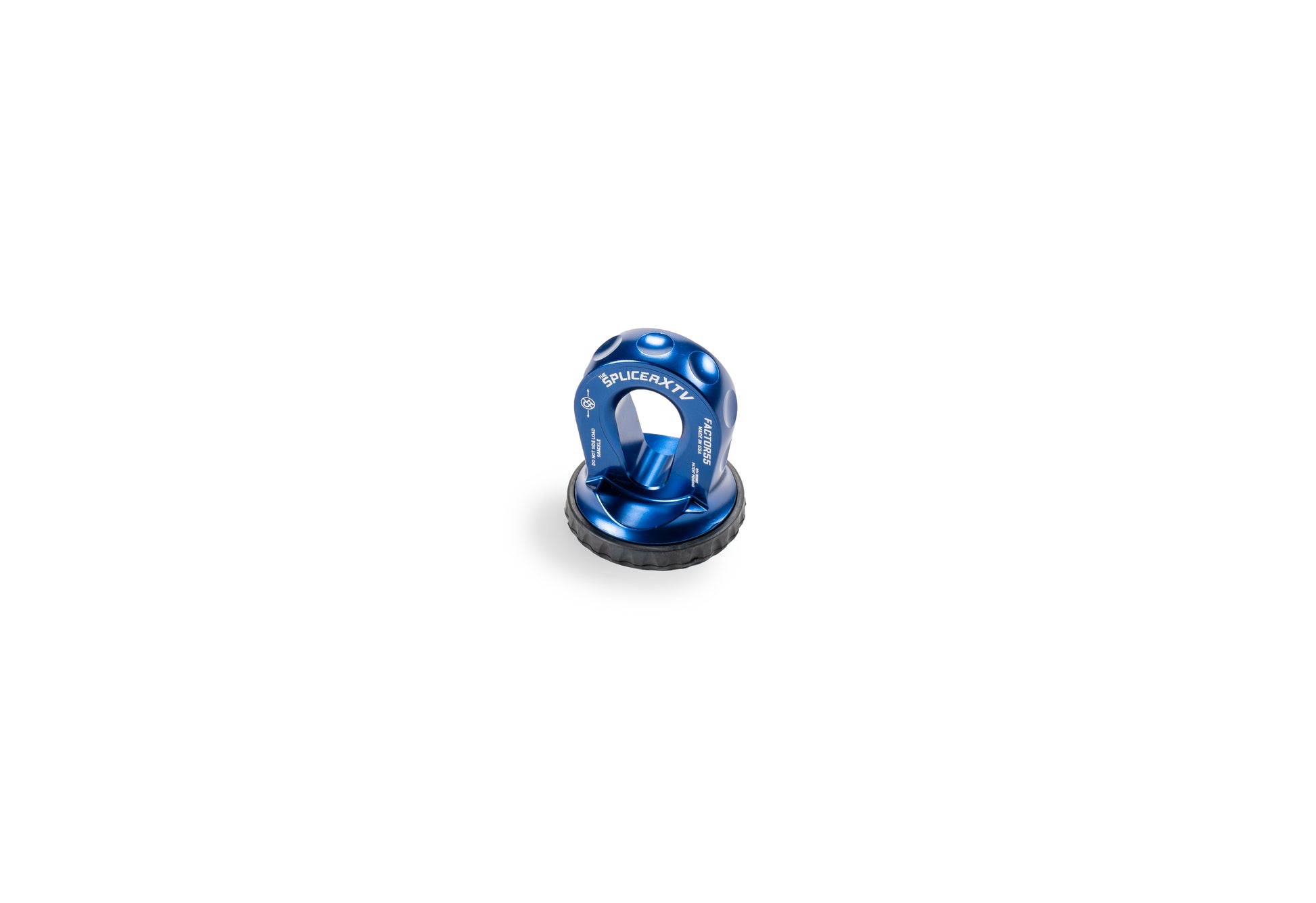 SPLICER XTV 3/16-1/4" SYNTHETIC ROPE SPLICE-ON SHACKLE MOUNT -- BLUE by Factor 55
