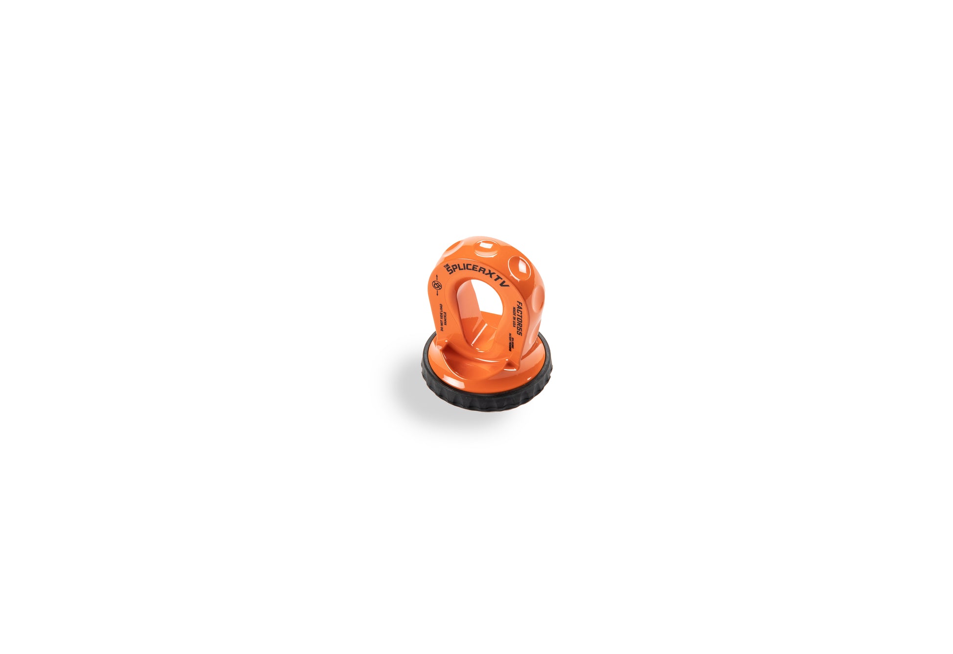 SPLICER XTV 3/16-1/4" SYNTHETIC ROPE SPLICE-ON SHACKLE MOUNT -- ORANGE by Factor 55