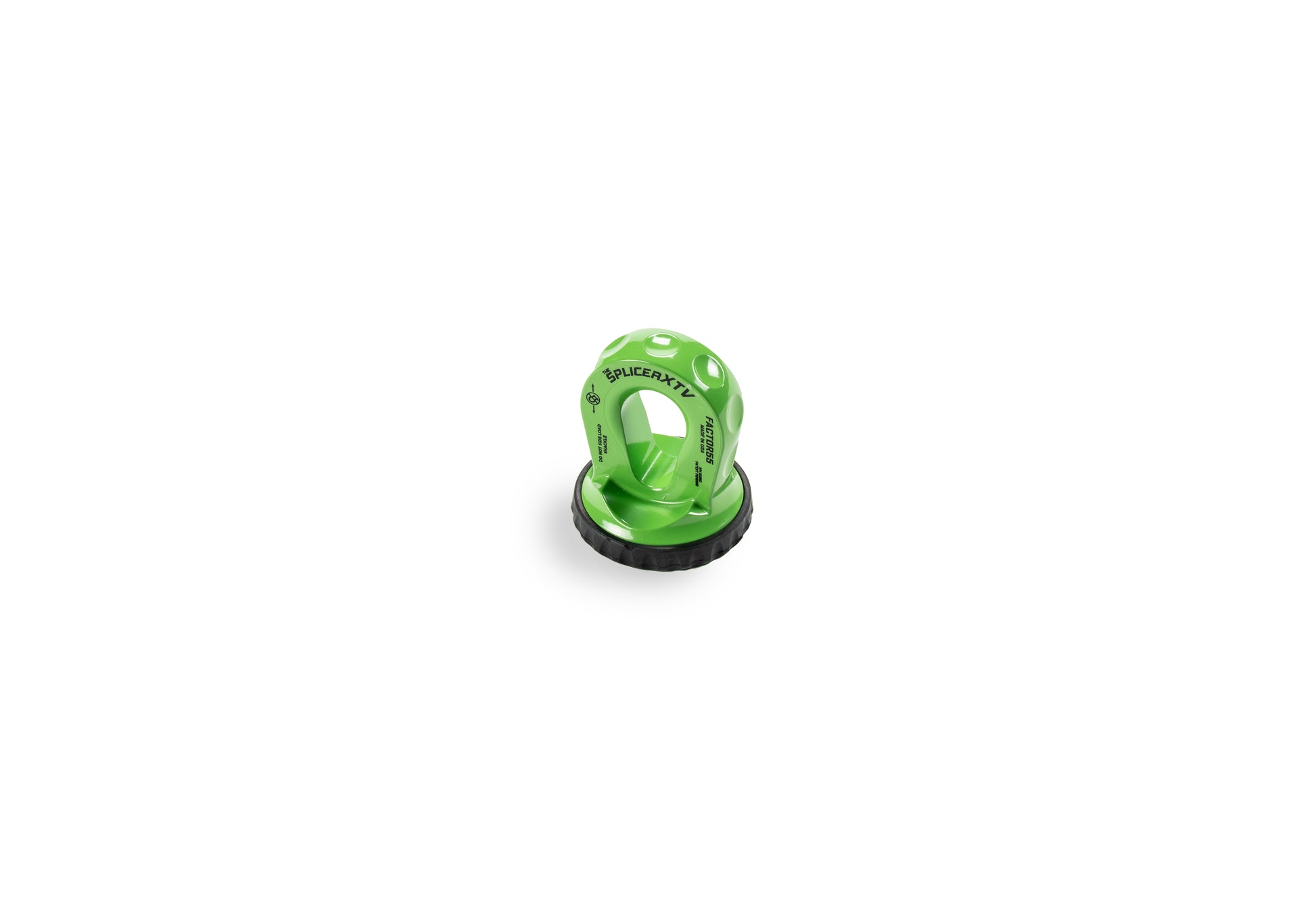 SPLICER XTV 3/16-1/4" SYNTHETIC ROPE SPLICE-ON SHACKLE MOUNT -- GREEN by Factor 55