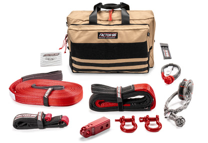 SAWTOOTH WINCH ACCESSORY KIT (RED HITCHLINK AND LARGE BAG) by Factor 55