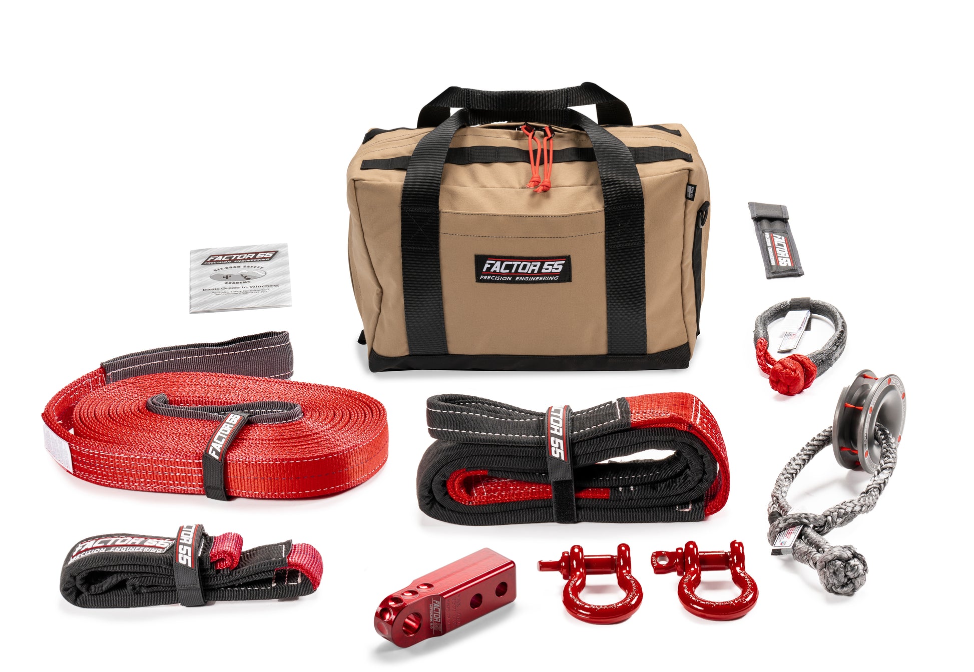 SAWTOOTH WINCH ACCESSORY KIT (RED HITCHLINK AND MED BAG) by Factor 55