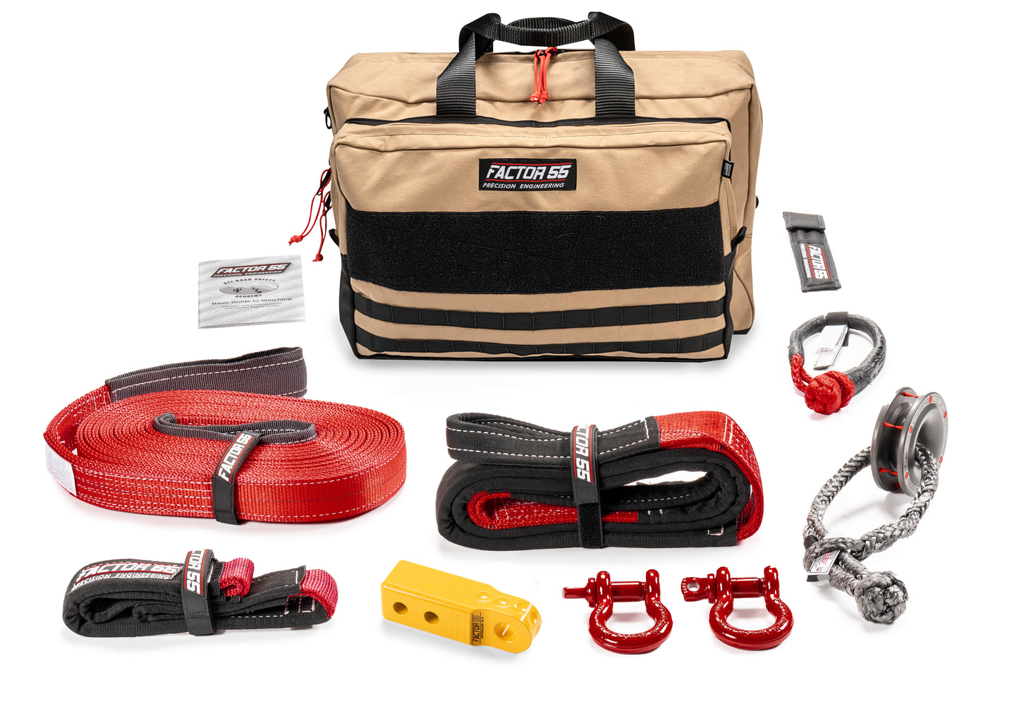 SAWTOOTH WINCH ACCESSORY KIT (YELLOW HITCHLINK AND LARGE BAG) by Factor 55