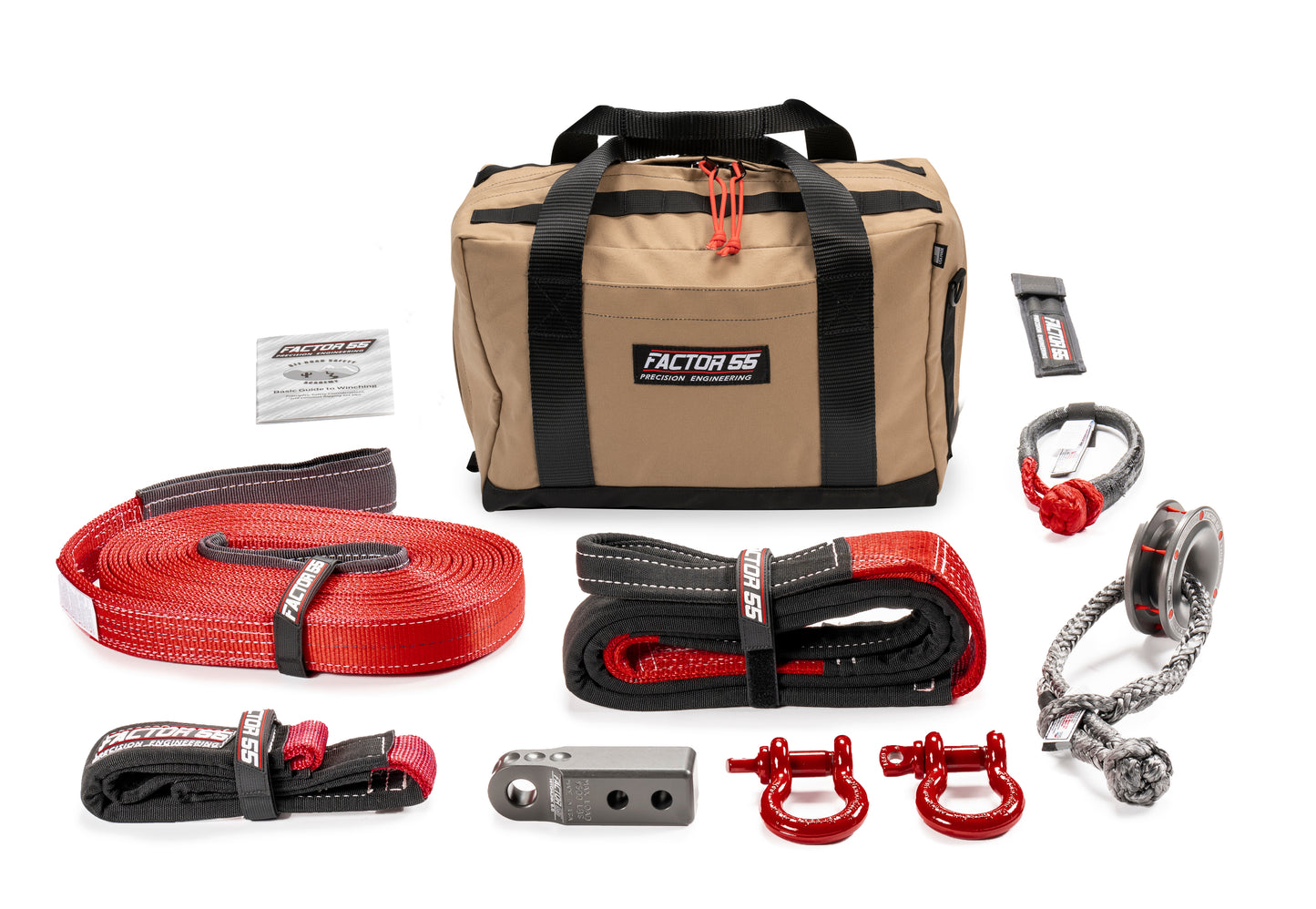 SAWTOOTH WINCH ACCESSORY KIT (GRAY HITCHLINK AND MED BAG) by Factor 55