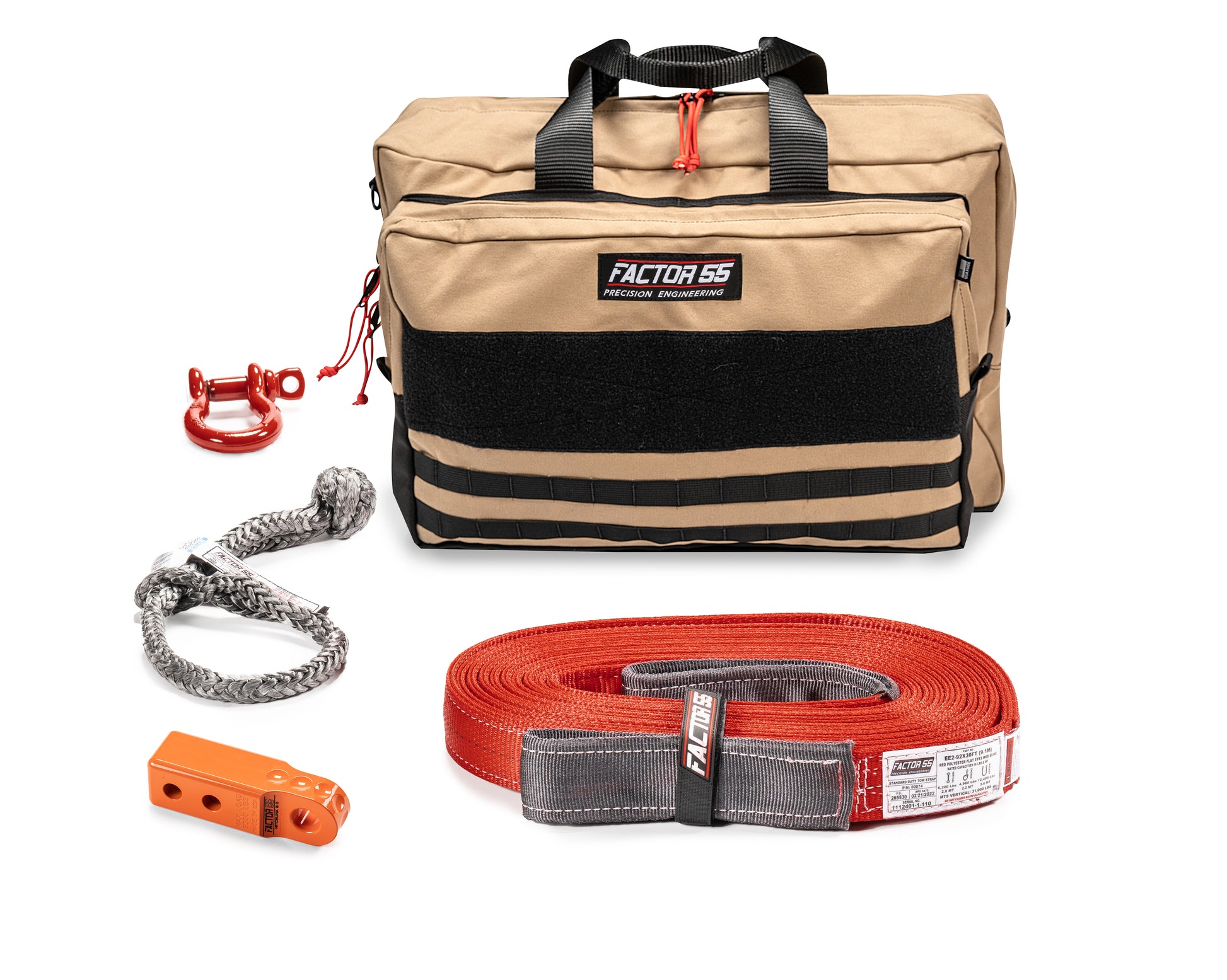 OWYHEE RECOVERY KIT (ORANGE HITCHLINK AND LARGE BAG) by Factor 55