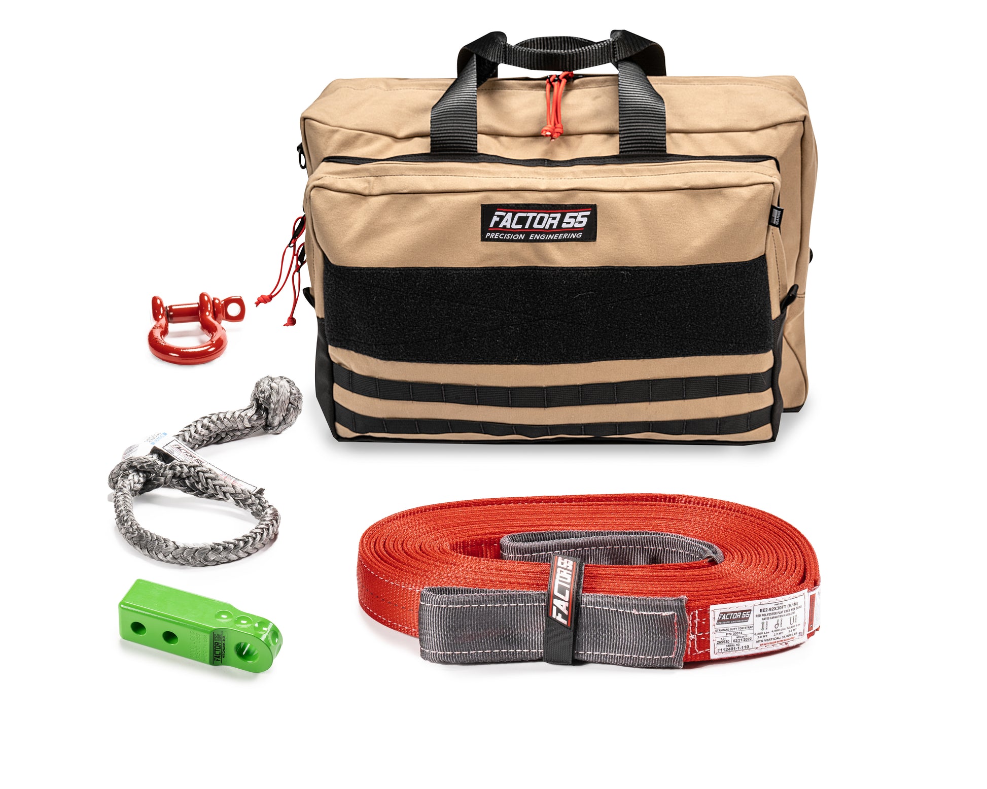 OWYHEE RECOVERY KIT (GREEN HITCHLINK AND LARGE BAG) by Factor 55
