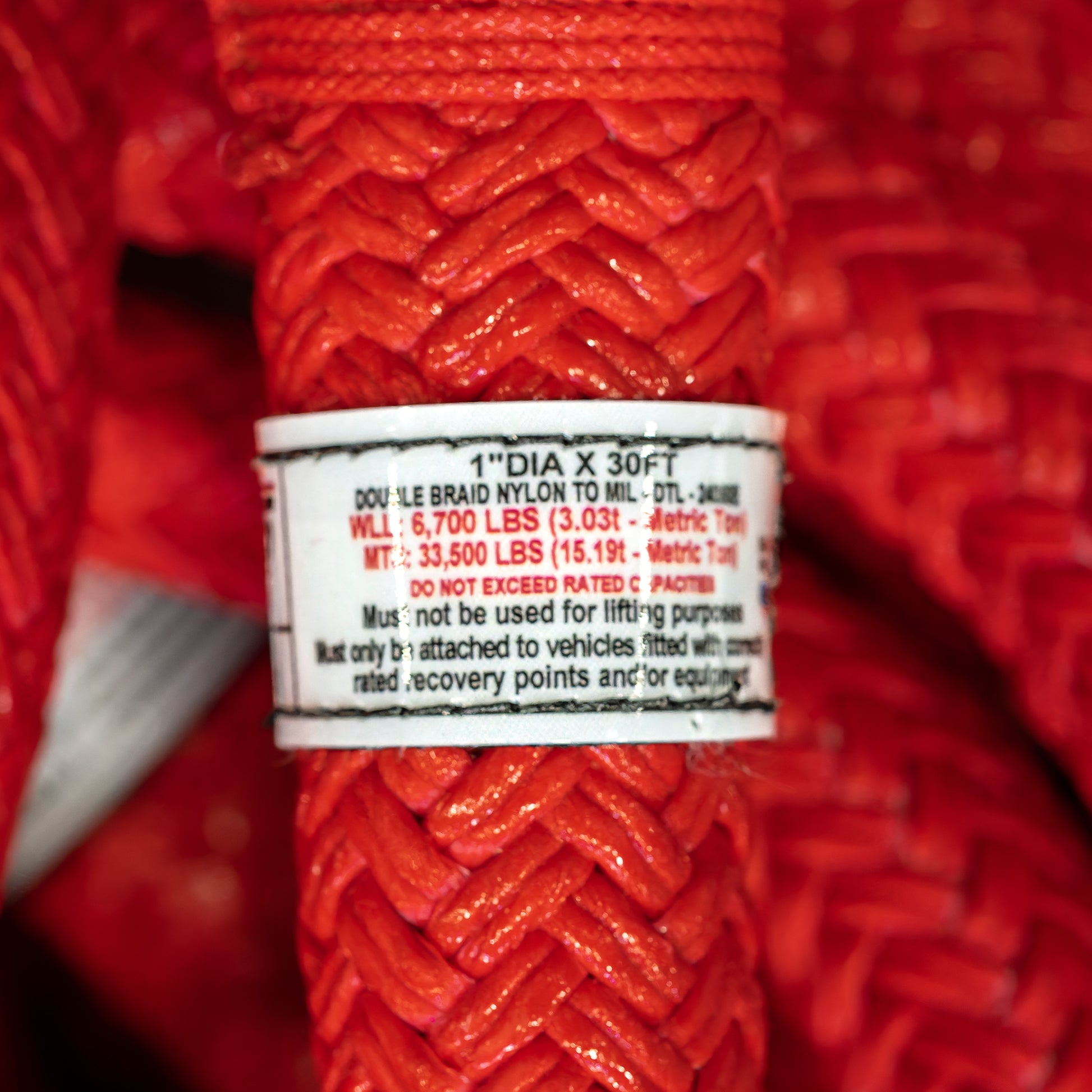 EXTREME DUTY KINETIC ENERGY ROPE 1IN DIA X 30FT by Factor 55