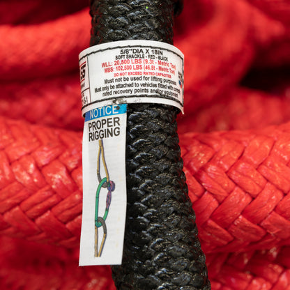 EXTREME DUTY SOFT SHACKLE 5/8IN X 18IN by Factor 55