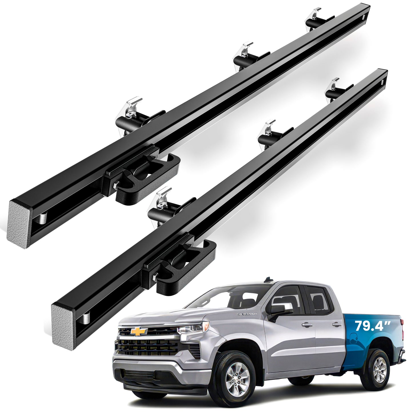 Integral Rails - Bedside Rail System - Chevrolet Silverado & GMC Sierra 1500 (2019+) by Integral Truck