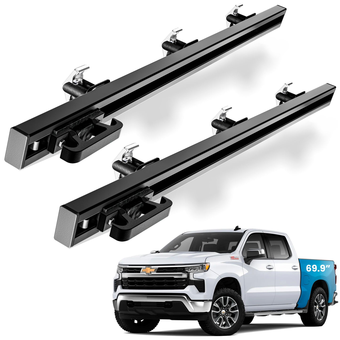 Integral Rails - Bedside Rail System - Chevrolet Silverado & GMC Sierra 1500 (2019+) by Integral Truck