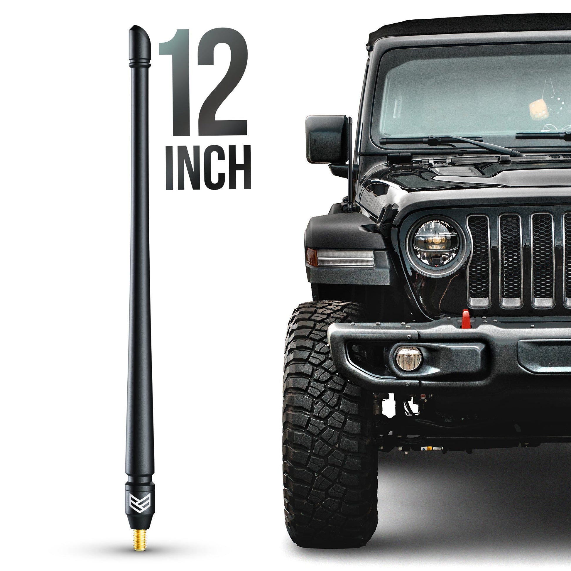 JEEP TUFFLOCK® FLEXIBLE ANTENNA (12 INCH) by Ronin Factory