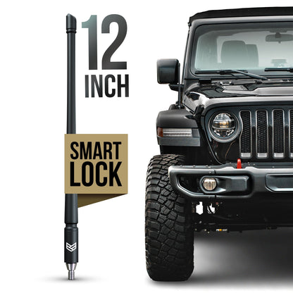 JEEP SMARTLOCK™ SHORT FLEXIBLE ANTENNA 12 INCH (NEW!) by Ronin Factory