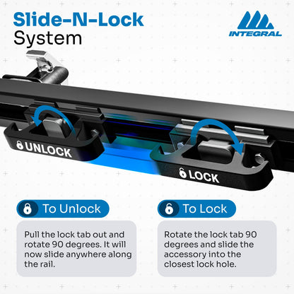 Integral Rails - Bedside Rail System - Chevrolet Silverado & GMC Sierra 1500 (2019+) by Integral Truck