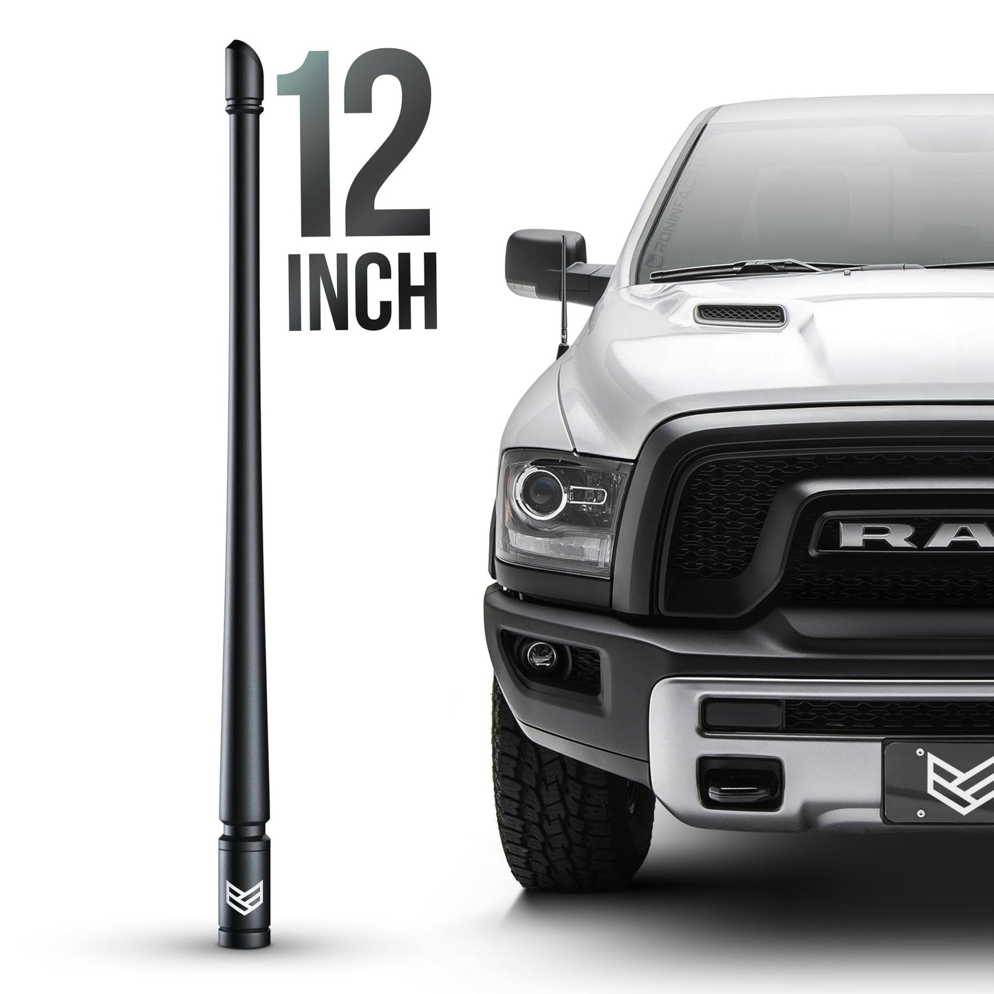 TUFFLOCK® FLEXIBLE ANTENNA FOR DODGE RAM (12 INCH) by Ronin Factory