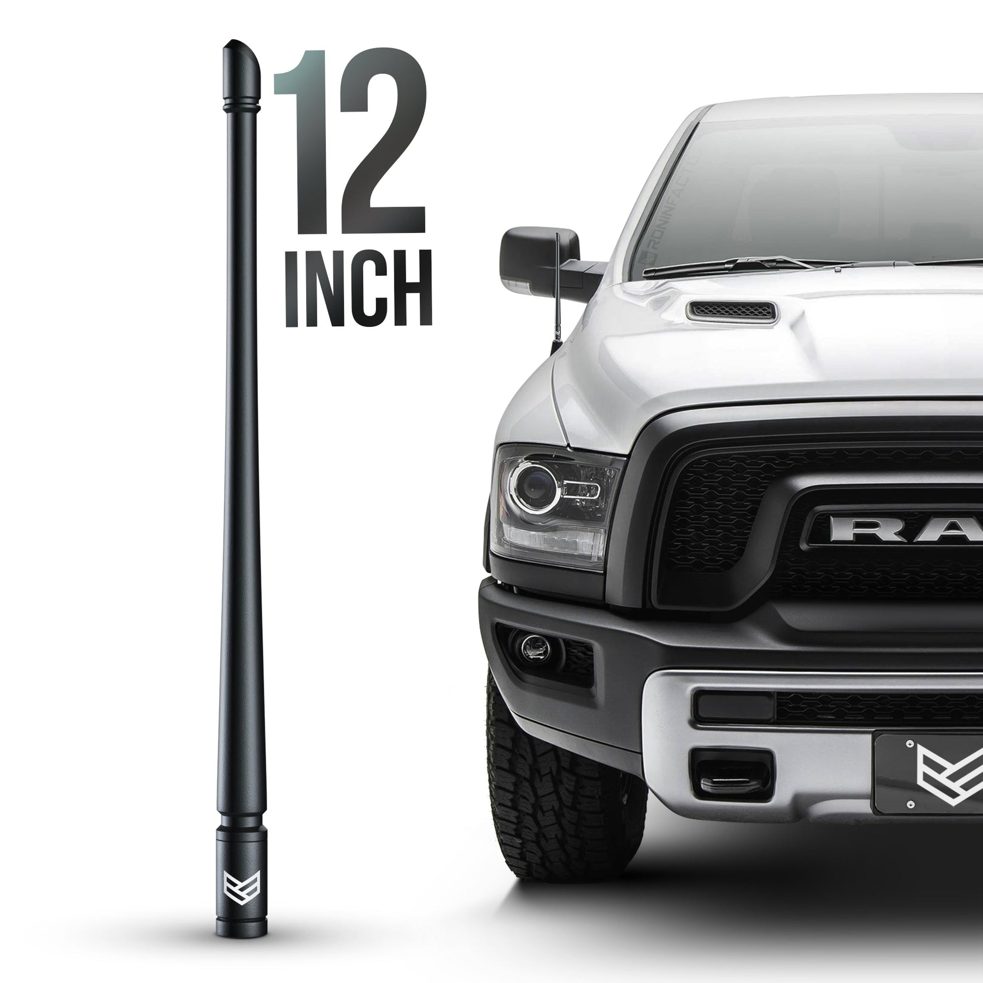 TUFFLOCK® FLEXIBLE ANTENNA FOR DODGE RAM (12 INCH) by Ronin Factory