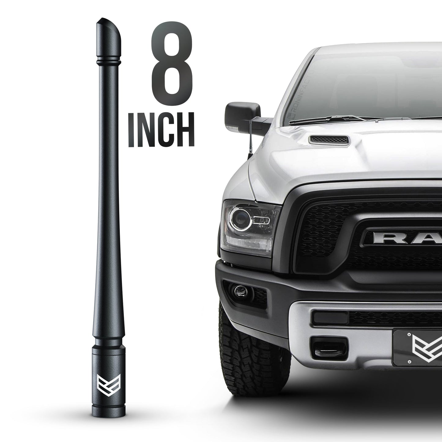 TUFFLOCK® FLEXIBLE ANTENNA FOR DODGE RAM (8 INCH) by Ronin Factory