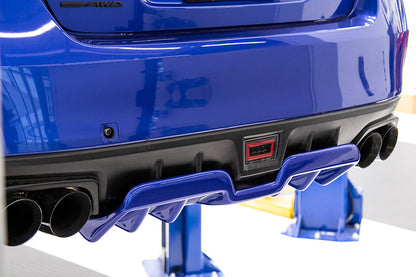OLM A1 Style Paint Matched Rear Diffuser (Pure Red) - 2015-2021 Subaru WRX / STI by OLM
