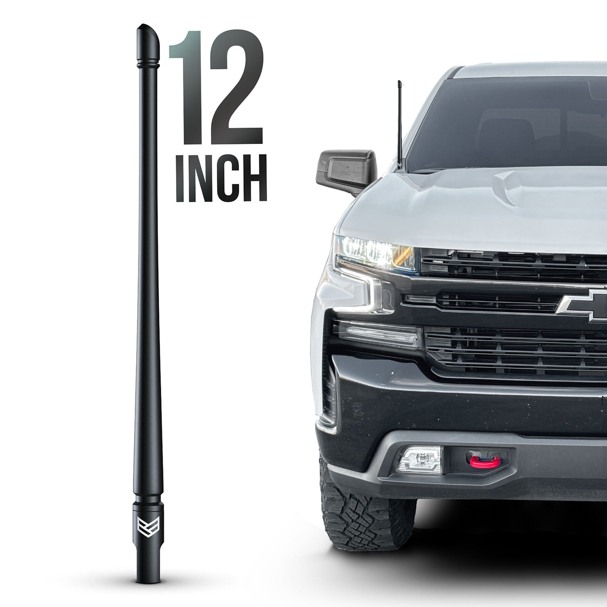 CHEVY & GMC TUFFLOCK® FLEXIBLE ANTENNA (12 INCH) by Ronin Factory