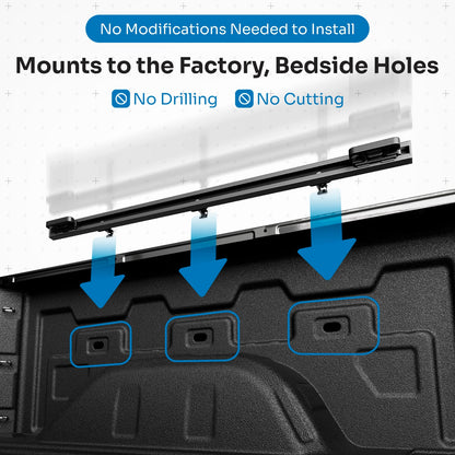 Integral Rails - Bedside Rail System - Chevrolet Silverado & GMC Sierra 1500 (2019+) by Integral Truck