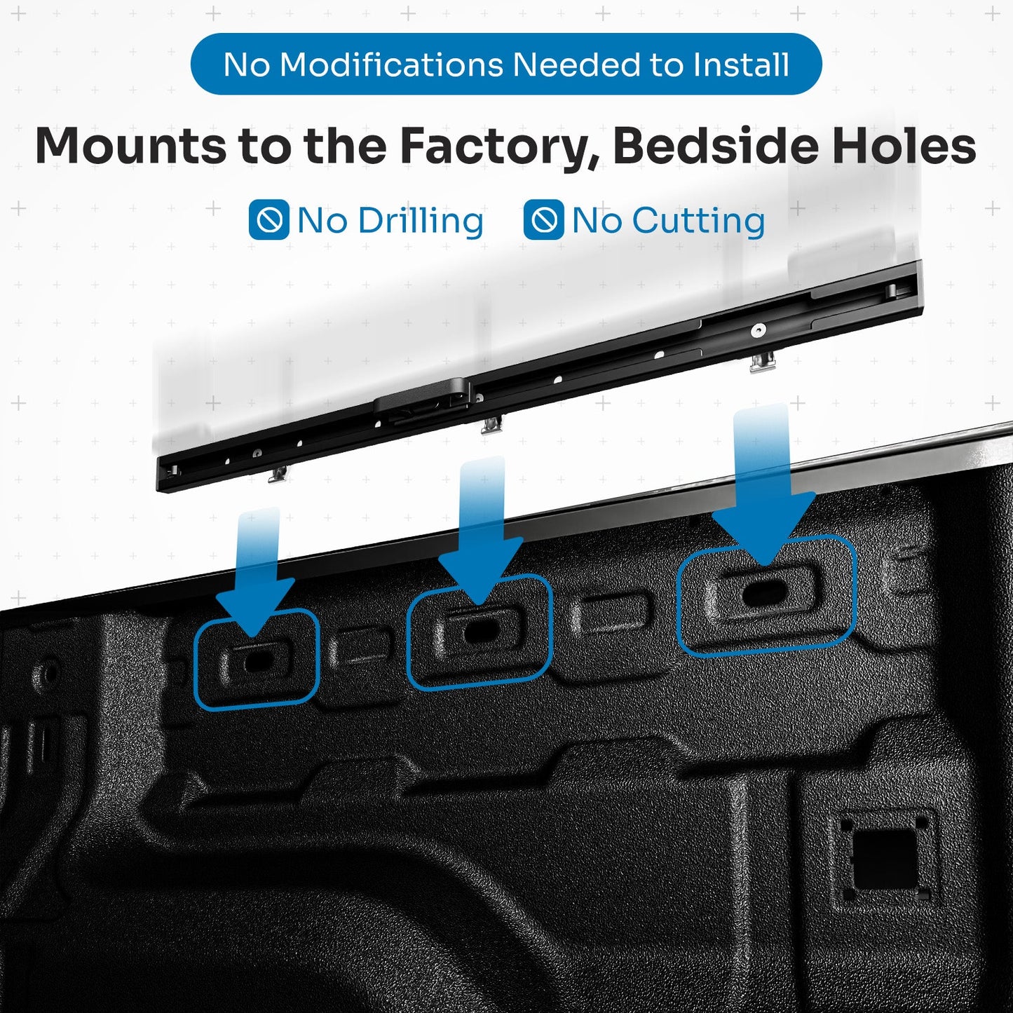 Integral Rails - Bedside Rail System - Chevrolet Colorado & GMC Canyon (2023+) by Integral Truck