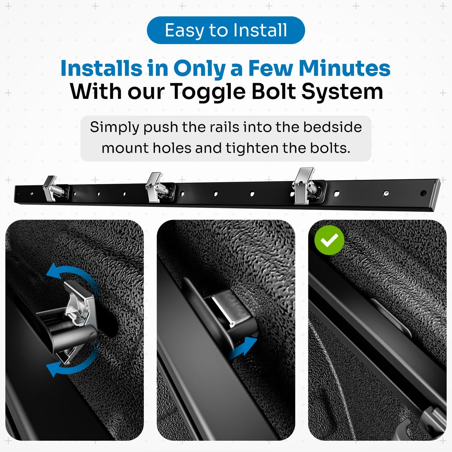 Integral Rails - Bedside Rail System - Chevrolet Silverado & GMC Sierra 1500 (2019+) by Integral Truck
