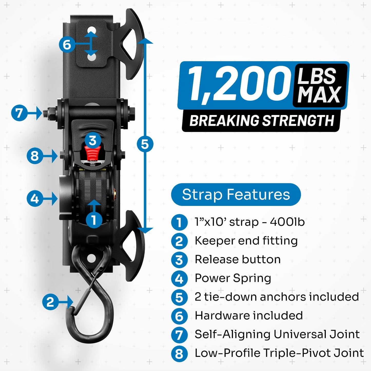 Swivel Strap™ Mounts - Chevrolet Silverado & GMC Sierra - (1500 2019+, HD 2020+) by Integral Truck