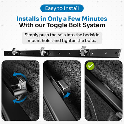 Integral Rails - Bedside Rail System - Chevrolet Colorado & GMC Canyon (2023+) by Integral Truck