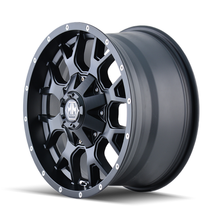 MAYHEM WARRIOR 8015 MATTE BLACK 20X9 8-180 18MM 124.1MM by Mayhem
