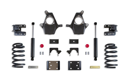 4"/6" LOWERING KIT (SPINDLES, COILS, SINGLE CAB, CAST STEEL ARMS) by MaxTrac