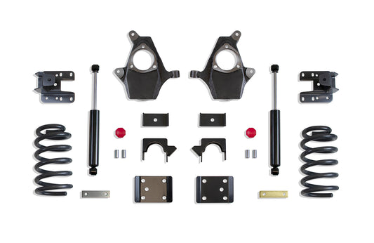 4"/6" LOWERING KIT (SPINDLES, COILS, SINGLE CAB, CAST STEEL ARMS) by MaxTrac