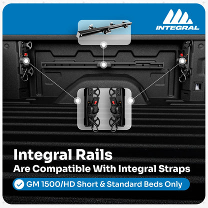Integral Rails - Bedside Rail System - Chevrolet Silverado & GMC Sierra 1500 (2019+) by Integral Truck