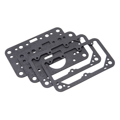 Edelbrock Metering Block And Fuel Bowl Gasket Kit Black Two Pairs by Edelbrock