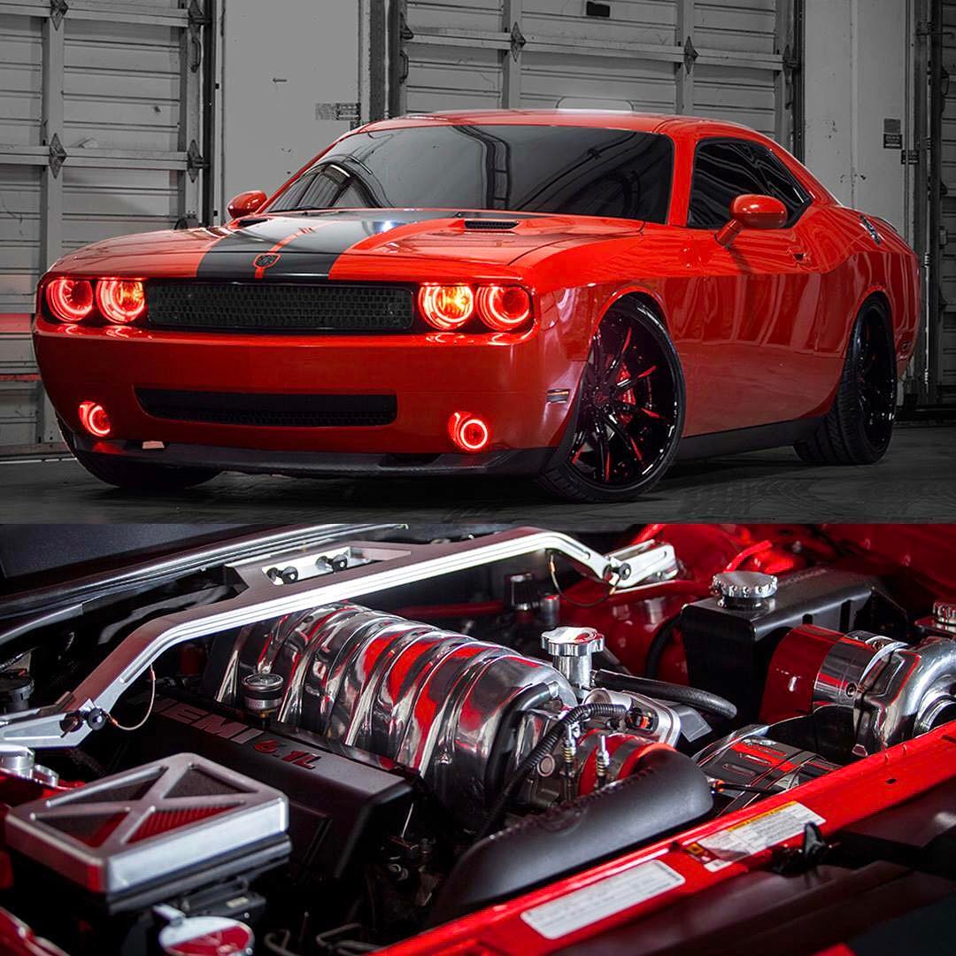 ORACLE Lighting 2008-2014 Dodge Challenger LED Headlight Halo Kit - Standard Mount by ORACLE Lighting