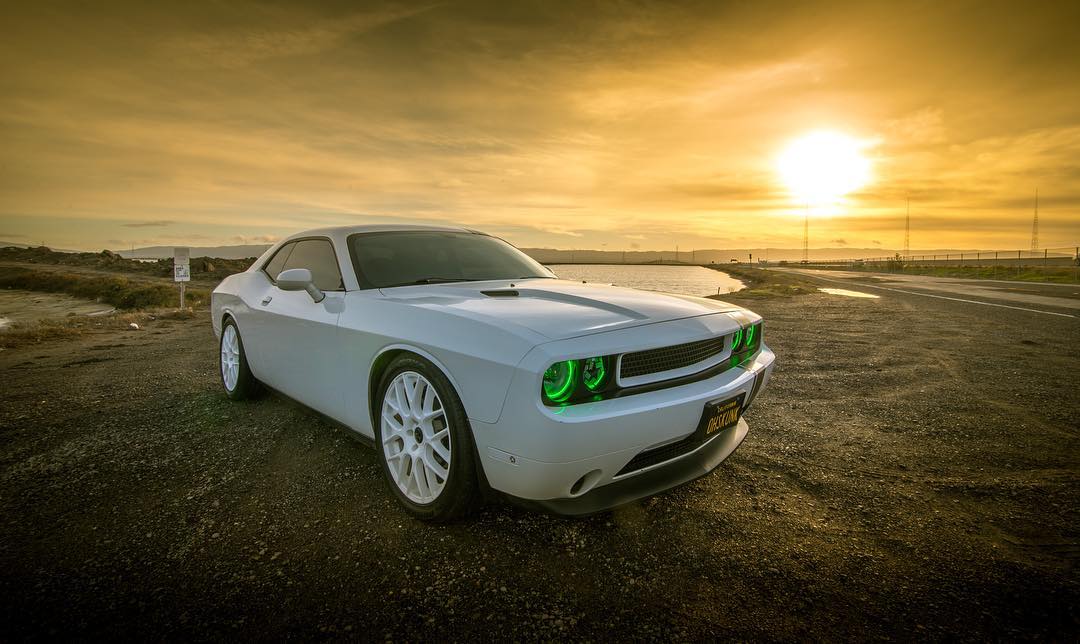 ORACLE Lighting 2008-2014 Dodge Challenger LED Headlight Halo Kit - Standard Mount by ORACLE Lighting