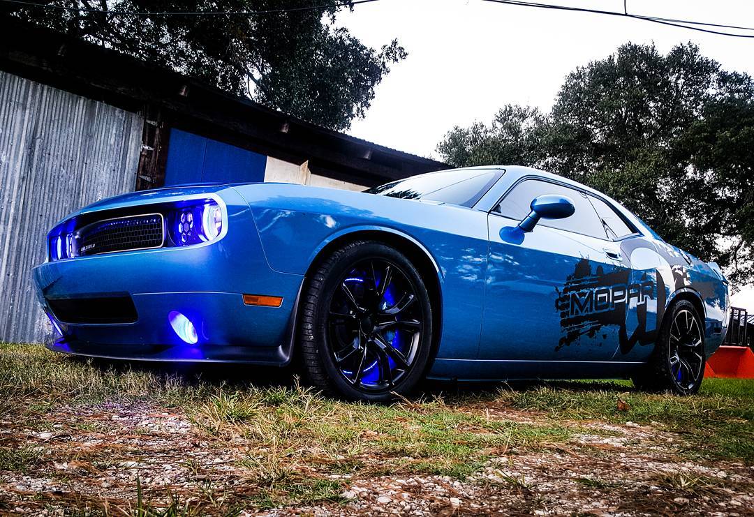 ORACLE Lighting 2008-2014 Dodge Challenger LED Headlight Halo Kit - Standard Mount by ORACLE Lighting