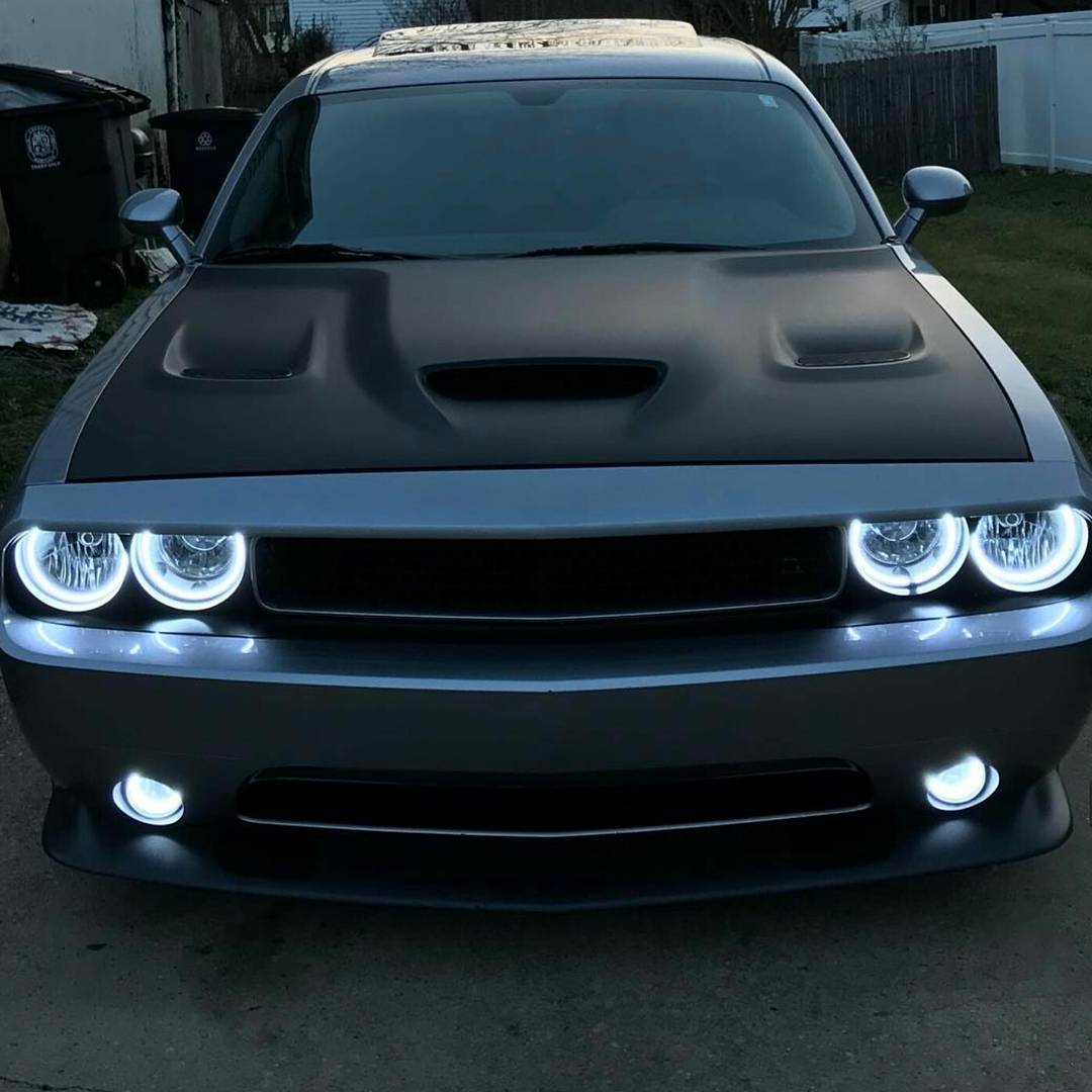 ORACLE Lighting 2008-2014 Dodge Challenger LED Headlight Halo Kit - Standard Mount by ORACLE Lighting