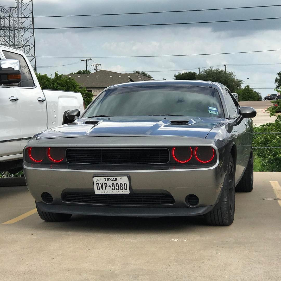 ORACLE Lighting 2008-2014 Dodge Challenger LED Headlight Halo Kit - Standard Mount by ORACLE Lighting