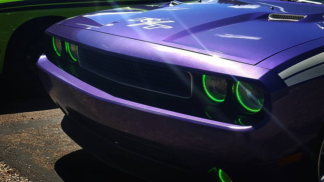 ORACLE Lighting 2008-2014 Dodge Challenger LED Headlight Halo Kit - Standard Mount by ORACLE Lighting