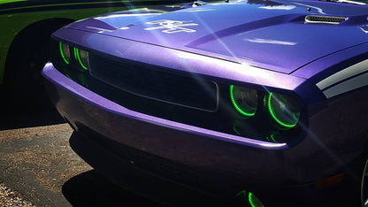 ORACLE Lighting 2008-2014 Dodge Challenger LED Headlight Halo Kit - Standard Mount by ORACLE Lighting