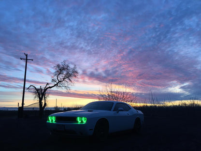 ORACLE Lighting 2008-2014 Dodge Challenger LED Headlight Halo Kit - Standard Mount by ORACLE Lighting