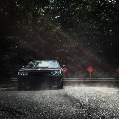 ORACLE Lighting 2008-2014 Dodge Challenger LED Headlight Halo Kit - Standard Mount by ORACLE Lighting