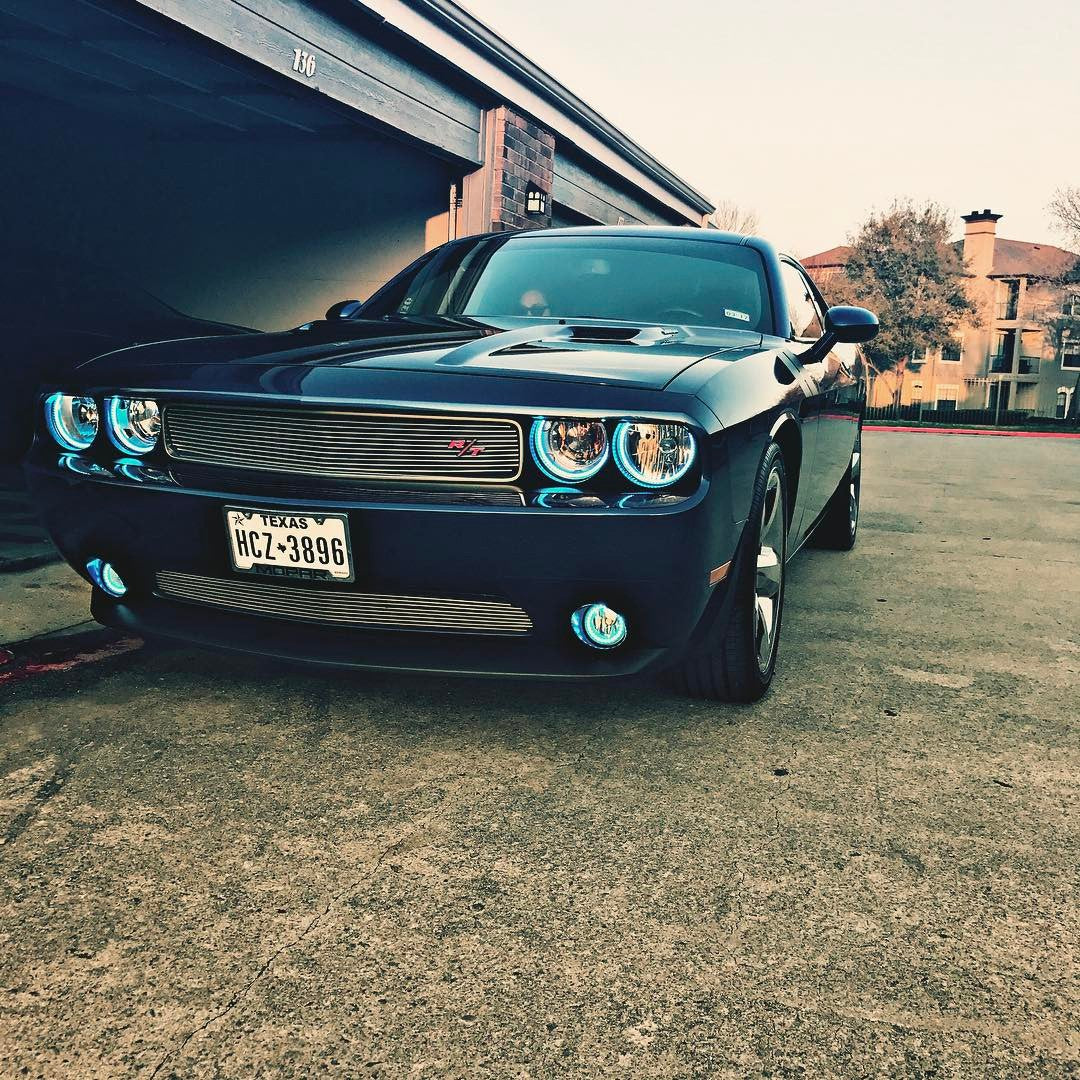 ORACLE Lighting 2008-2014 Dodge Challenger LED Headlight Halo Kit - Standard Mount by ORACLE Lighting