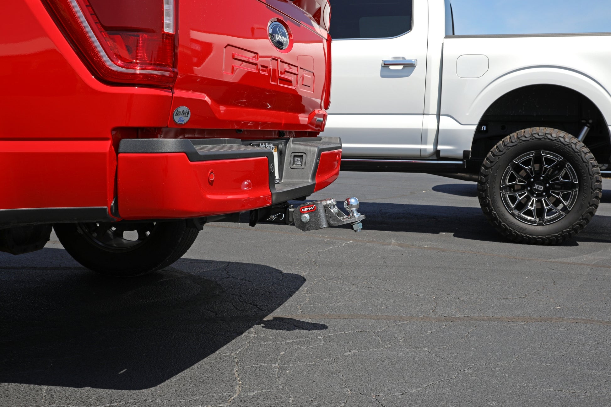 GLYDER TORSION-FLEX 2" Shank 2" drop .4K-.7K TW 7K Hitch & Ball 1" Dia Hole by GEN-Y Hitch