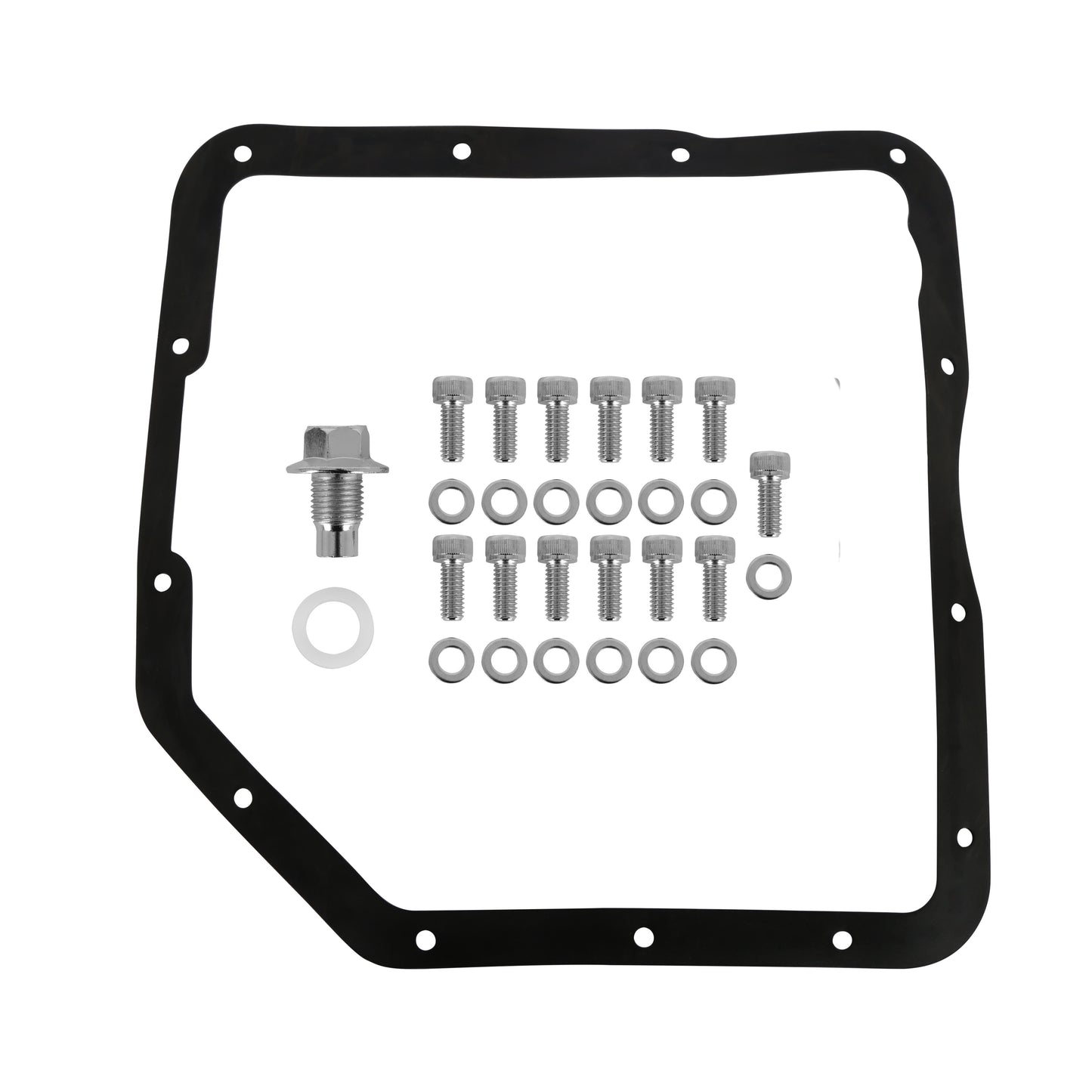 Fits GM TH350. Stock depth and capacity. Finned design. by Mr Gasket
