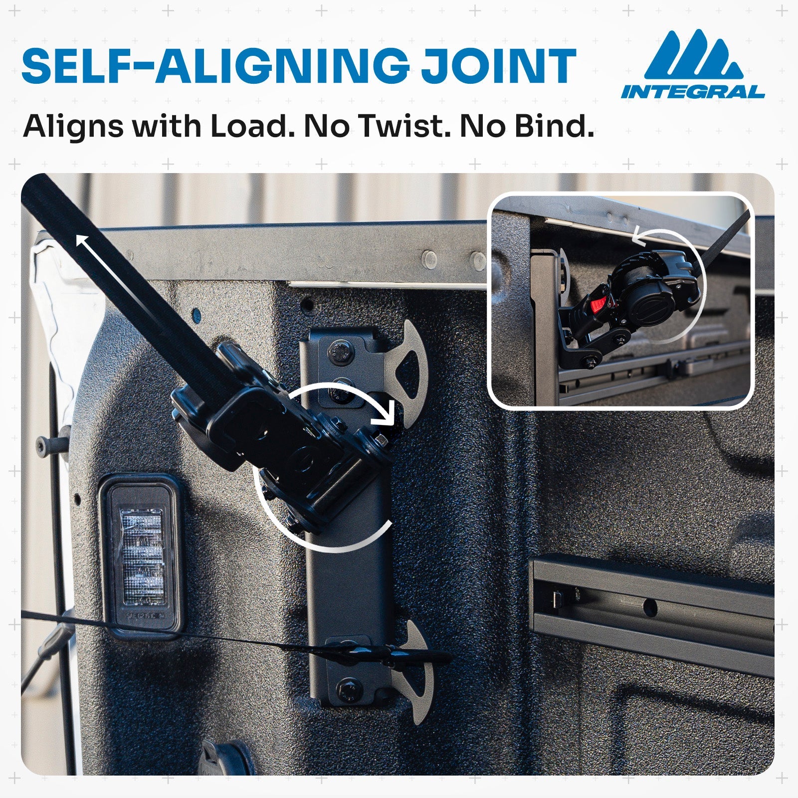 Swivel Strap™ Mounts - Chevrolet Silverado & GMC Sierra - (1500 2019+, HD 2020+) by Integral Truck