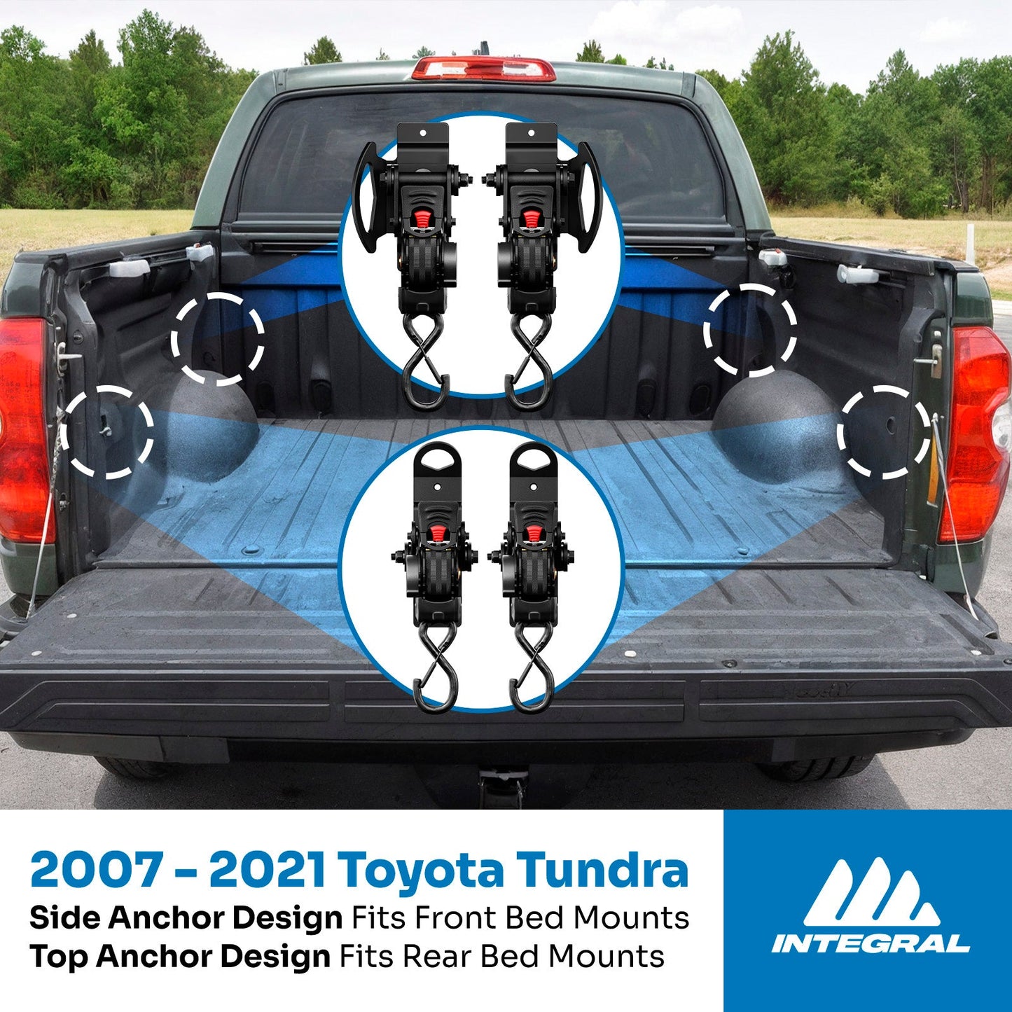 Swivel Strap™ Mounts - Toyota Tundra (2007+) by Integral Truck