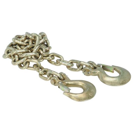 EXECUTIVE 5th to Gooseneck Safety Chain 3/8 x 84" 2 Safety Slip Hooks Grade 70 by GEN-Y Hitch