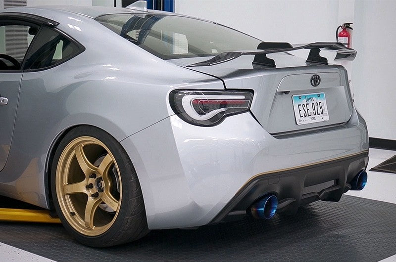 OLM DL Style Carbon Fiber Gooseneck Spoiler - 2013-2016 Scion FR-S / 2013-2021 BRZ / 2017-2020 Toyota 86 by OLM