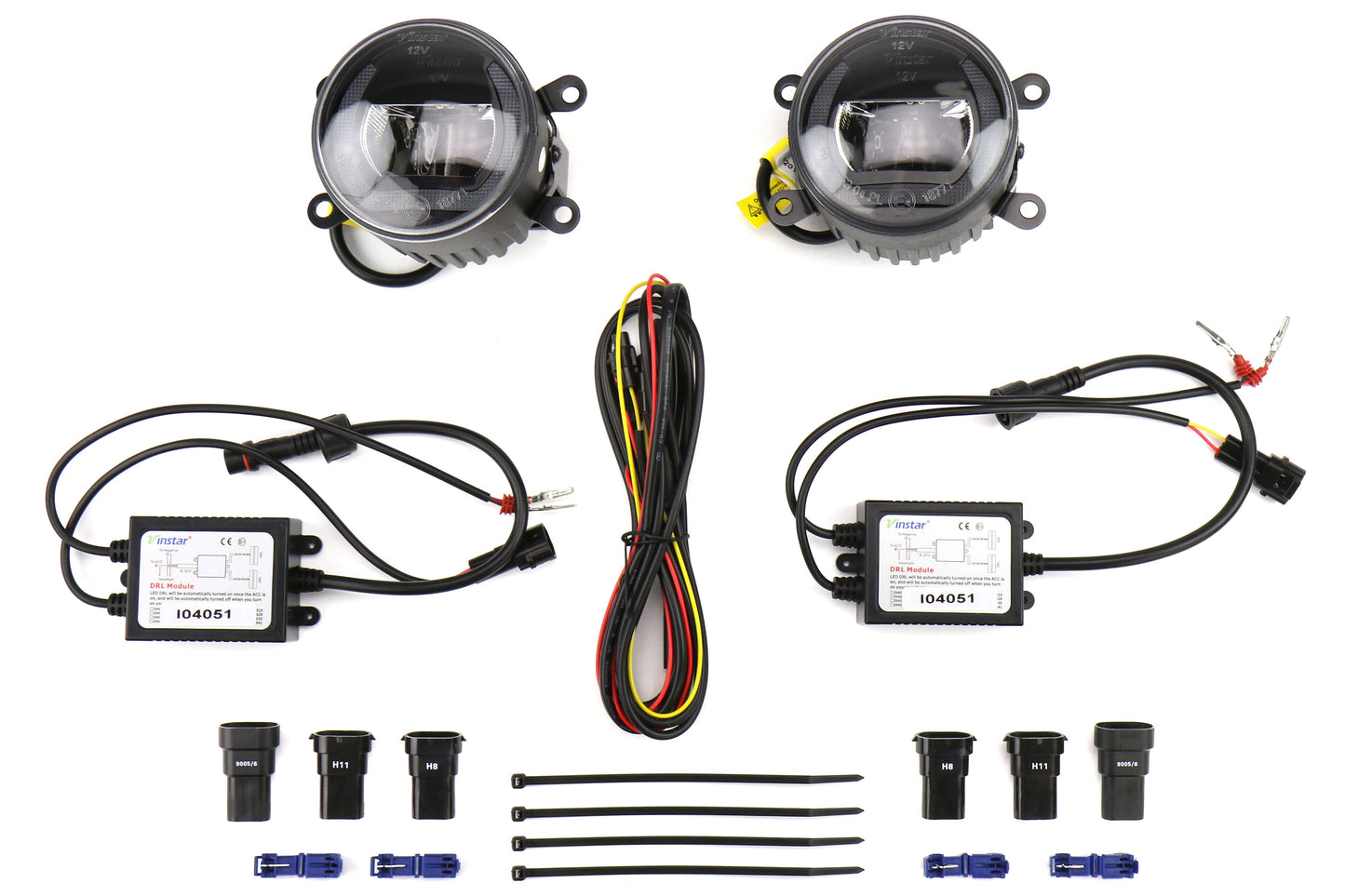 OLM LED / Corona Ring DRL Fog Light Housings - 2015-2021 WRX STI / 13-15 FR-S BRZ / 2014-2018 Forester by MYX Automotive