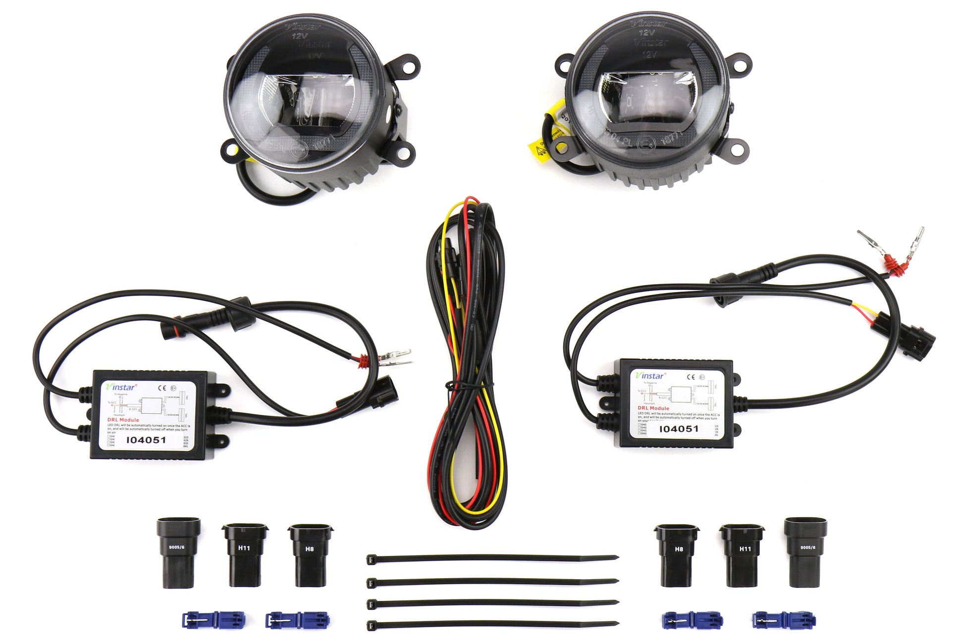 OLM LED / Corona Ring DRL Fog Light Housings - 2015-2021 WRX STI / 13-15 FR-S BRZ / 2014-2018 Forester by MYX Automotive
